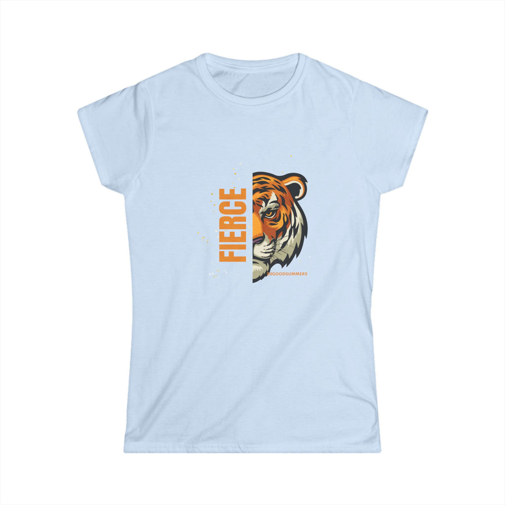 Fierce Tiger Tee, Animal Lover Gift, Casual Style, Birthday Tee, Wildlife Awareness, Inspirational T-Shirt