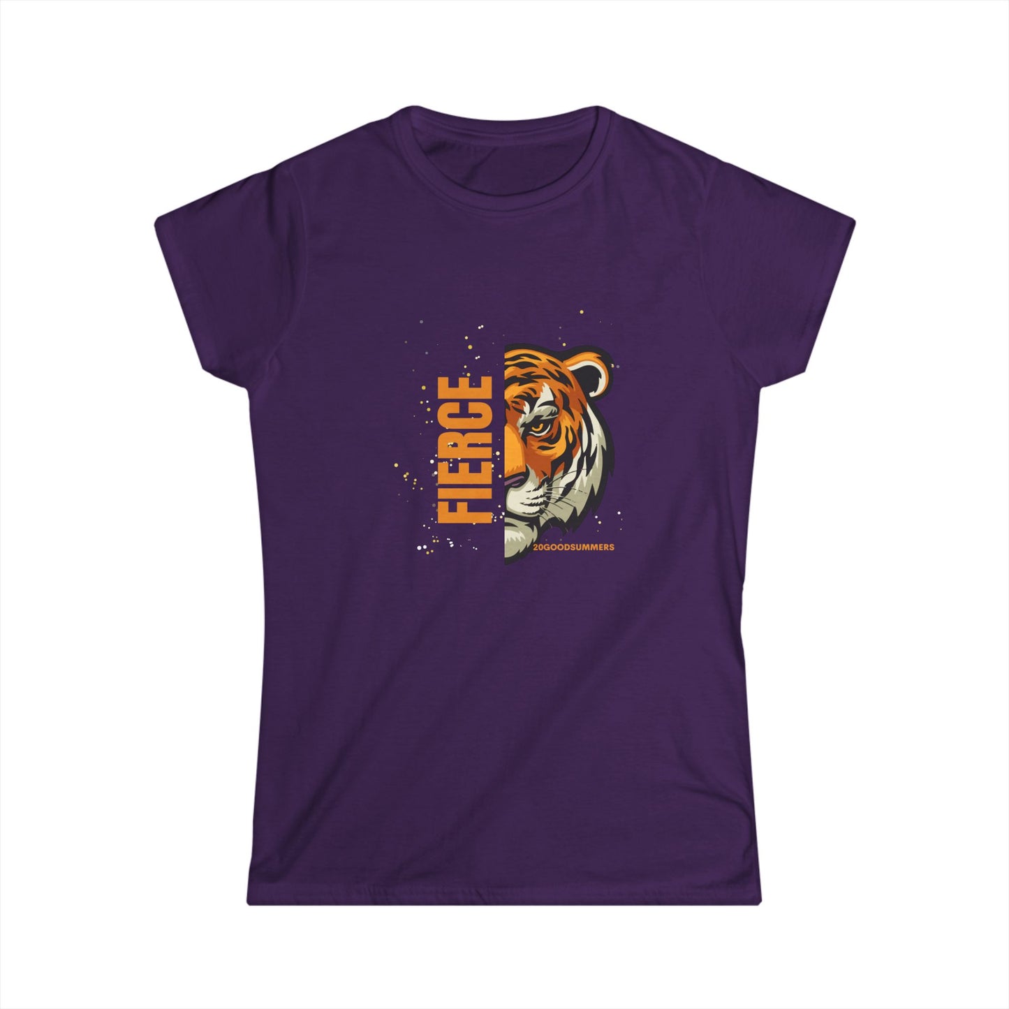 Fierce Tiger Tee, Animal Lover Gift, Casual Style, Birthday Tee, Wildlife Awareness, Inspirational T-Shirt