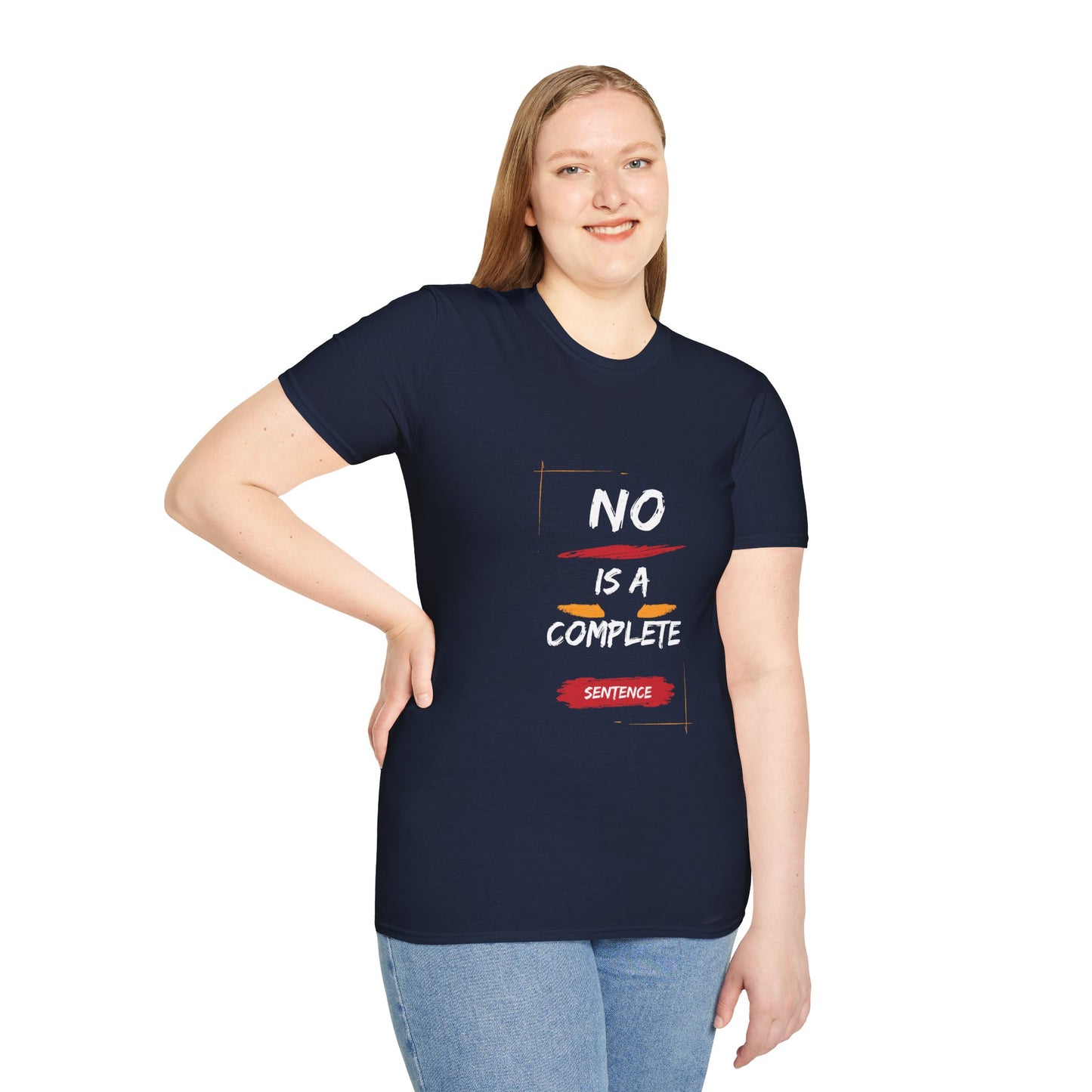 No is a complete sentence Unisex Softstyle T-Shirt | Casual Streetwear, Gift for Friends, Funny Statement Tee, Unique Everyday Wear, [...]