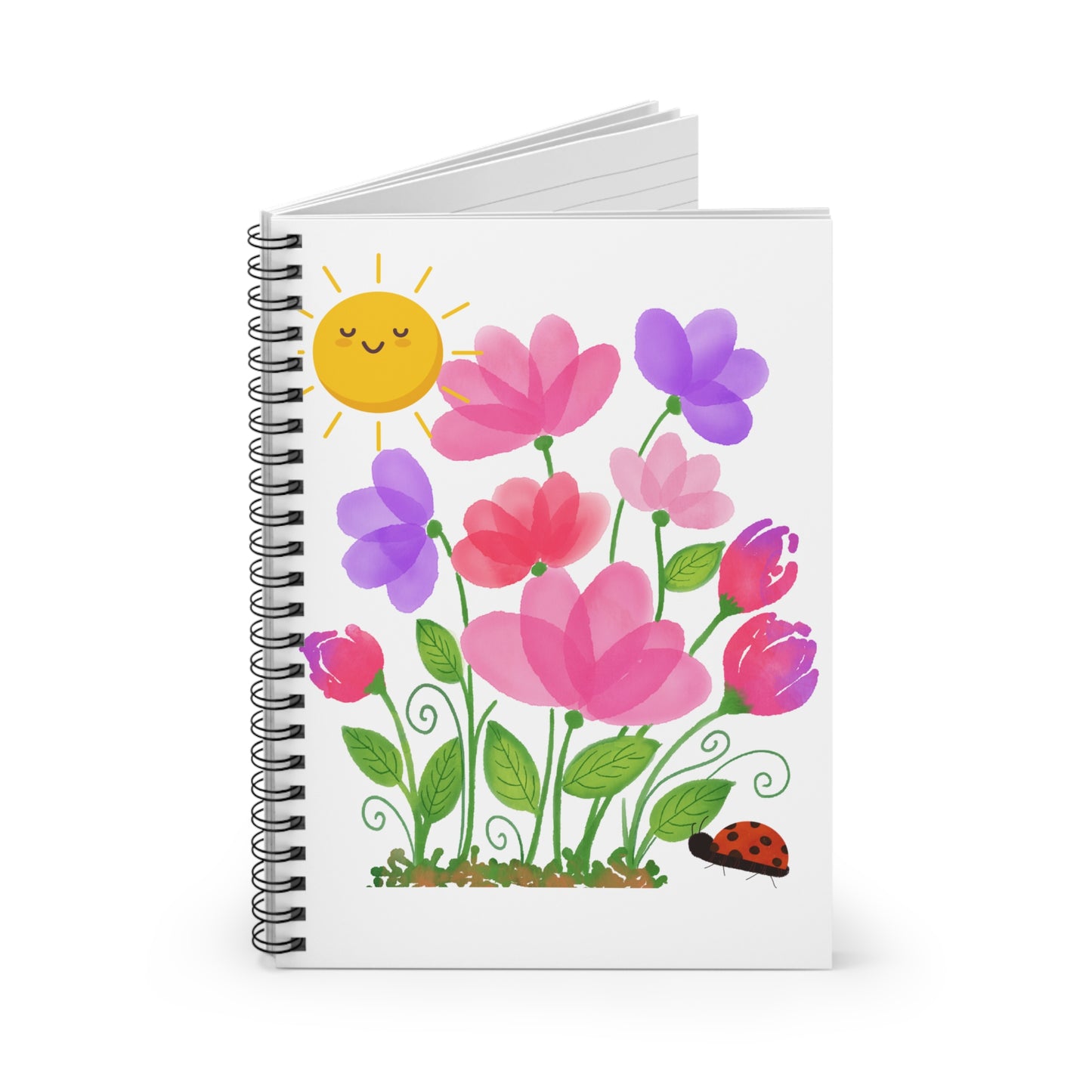 Floral Spiral Notebook - Brighten Your Days with Joyful Blooms, Perfect for Stationery Lovers, Journaling, and Gift Giving, Spring [...]