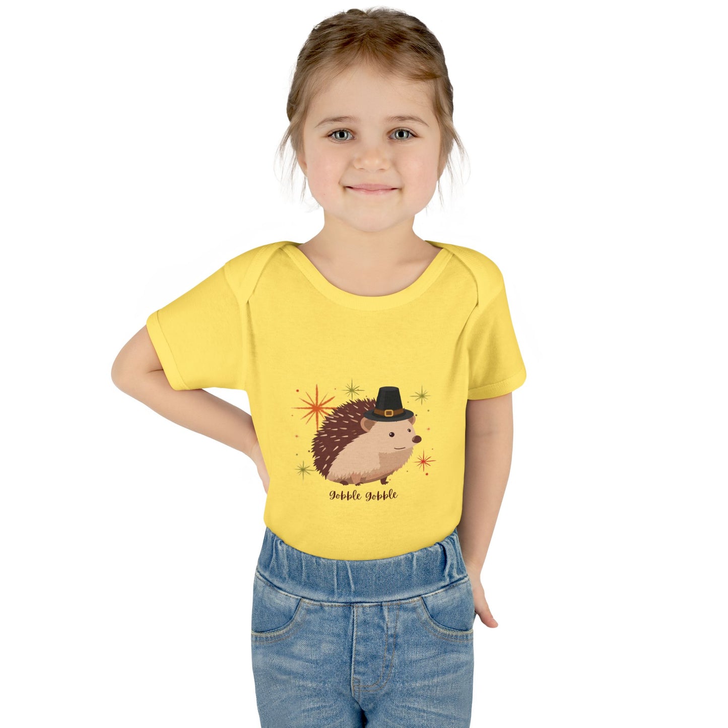 Cute Hedgehog Baby Bodysuit, Thanksgiving Infant Outfit, Baby Shower Gift, Holiday Apparel, Cute Animal Clothing, Newborn Essentials