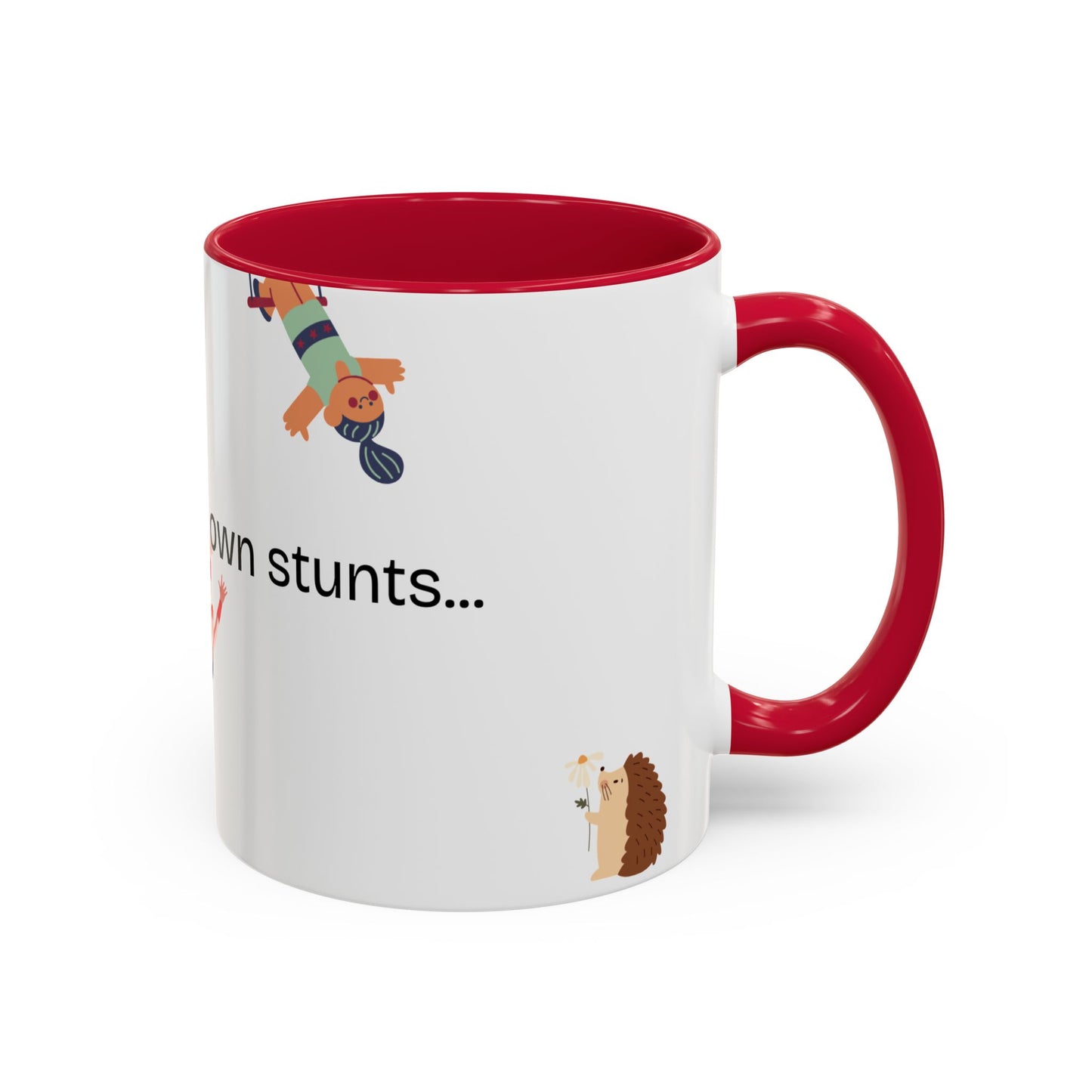 I do my Own Stunts Mug - circus Coffee Cup, Fun Gift for Friends, Unique Tea Mug, Quirky Kitchen Decor, Birthday Gift