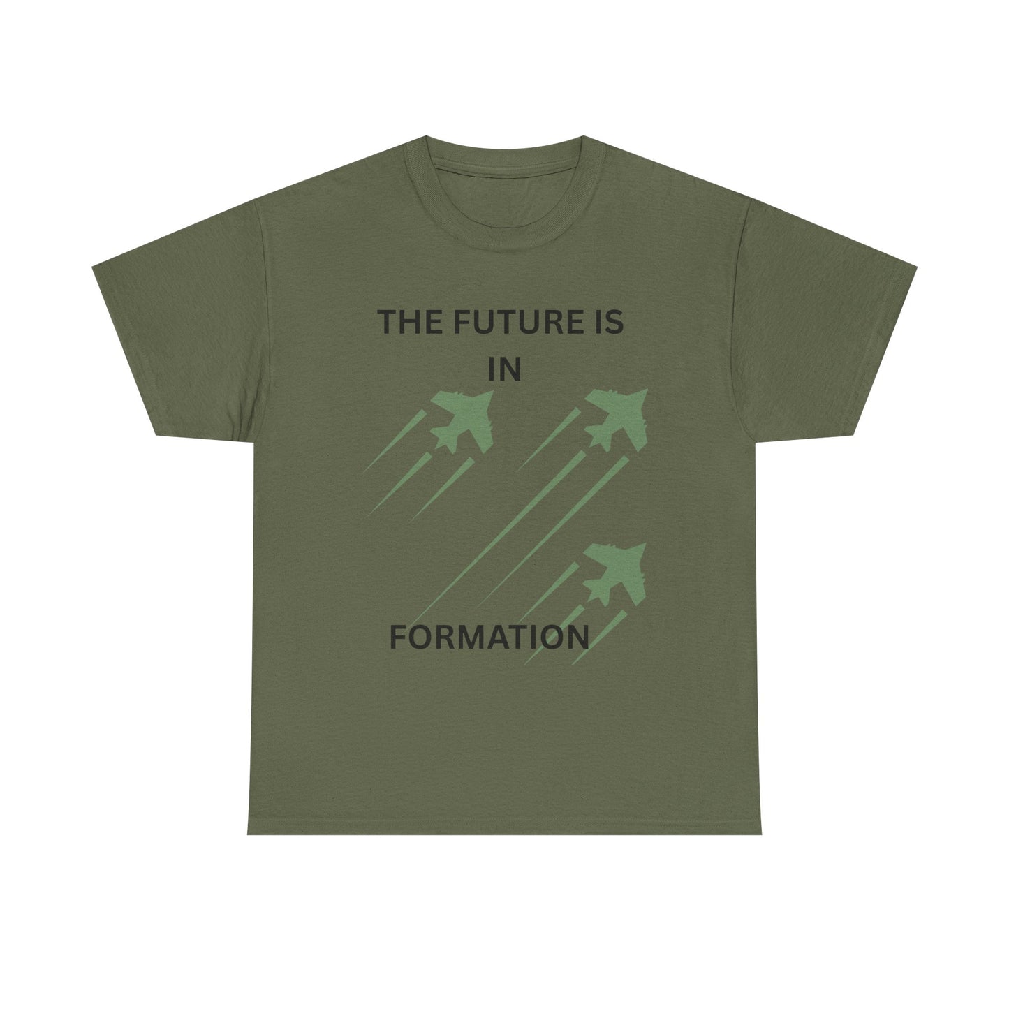 The Future is in Formation Unisex Heavy Cotton Tee