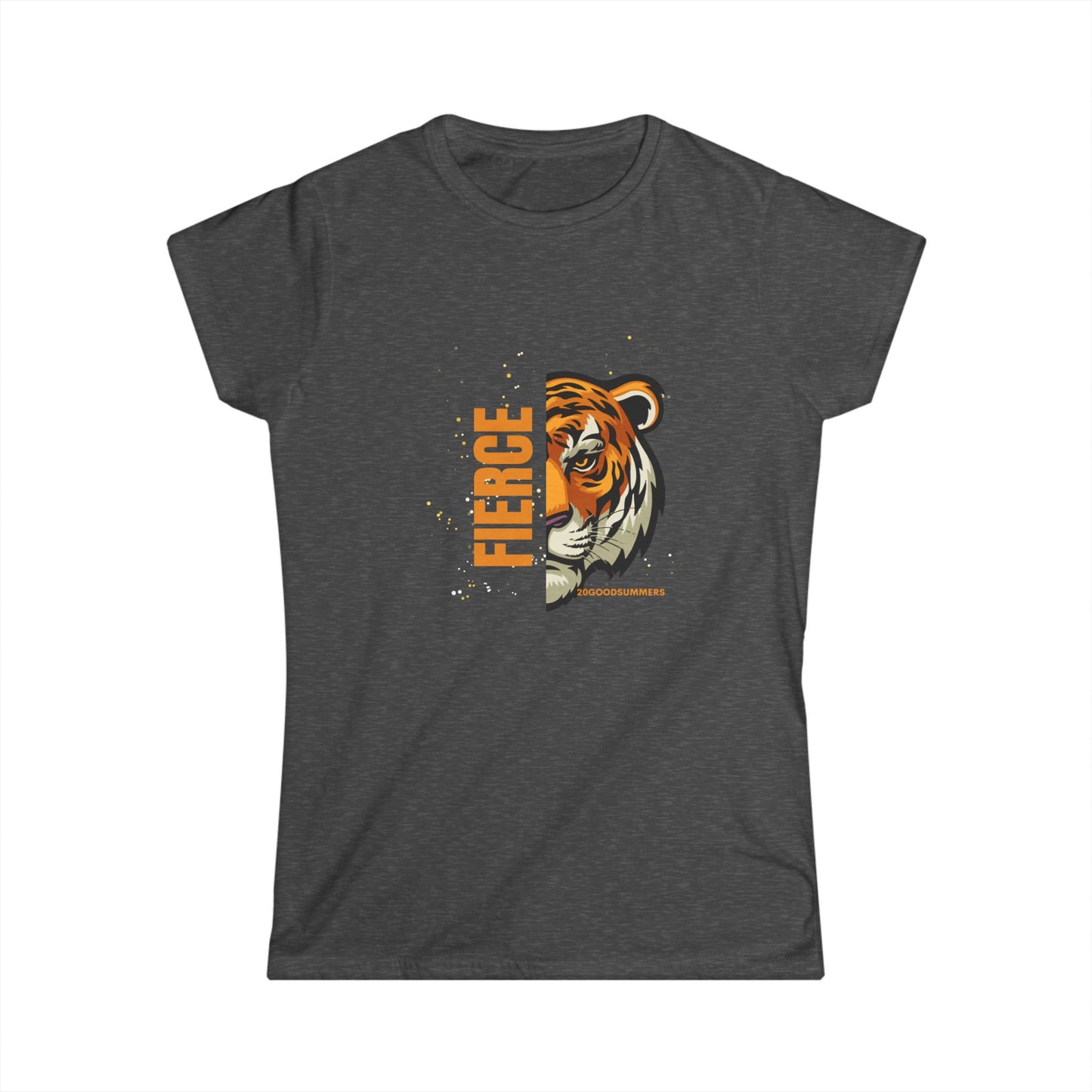 Fierce Tiger Tee, Animal Lover Gift, Casual Style, Birthday Tee, Wildlife Awareness, Inspirational T-Shirt