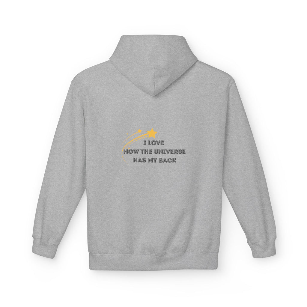 The Universe has my back Cosmic Vibe Hoodie - Unisex Midweight Softstyle Fleece, Perfect for Stargazers, Space Lovers, Unique Gift, Inspirational Apparel, [...]