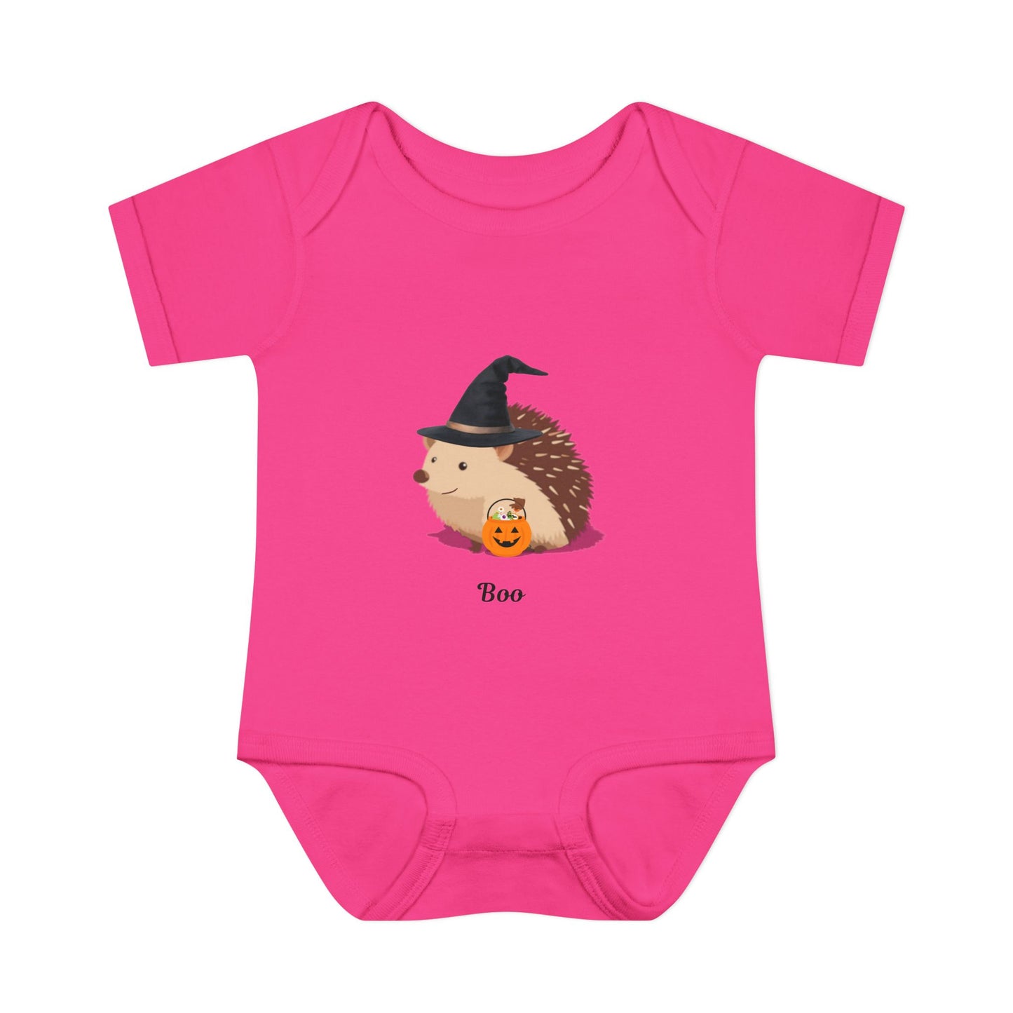 Cute Halloween Hedgehog Infant Bodysuit - Boo, Baby Onesie, Fall Fashion, Halloween Outfit, Baby Shower Gift, Costume