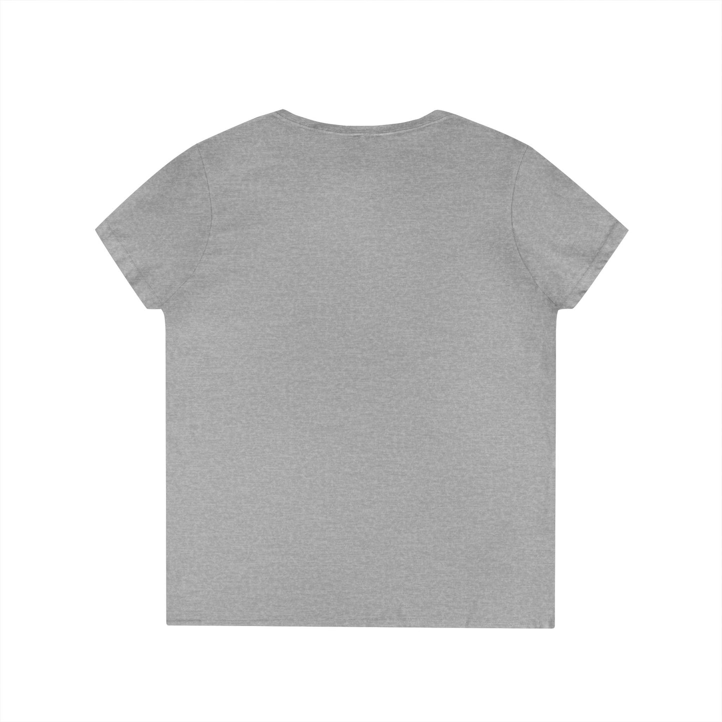 Intrepid Red Figure V-Neck, 100% Cotton Womens Tee