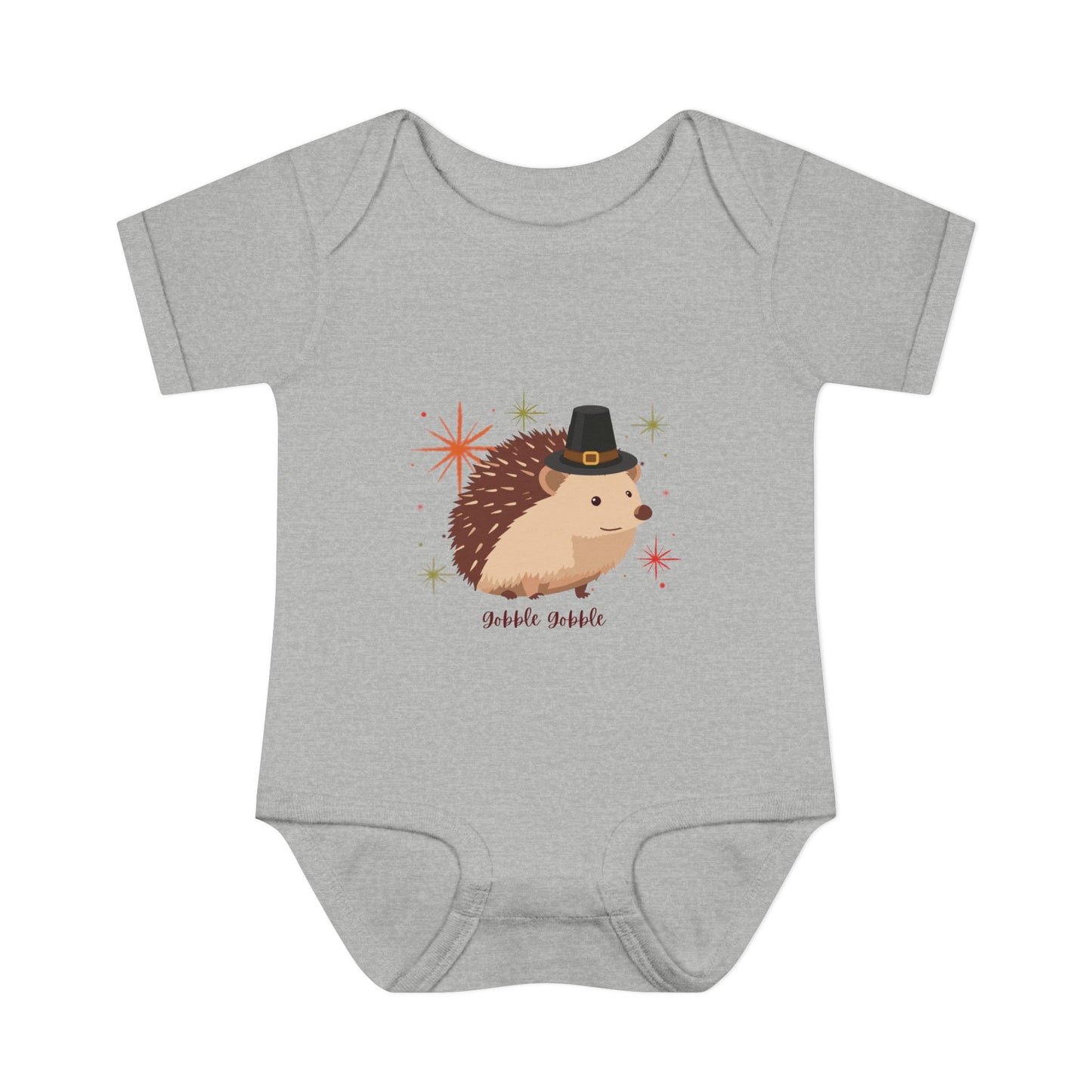 Cute Hedgehog Baby Bodysuit, Thanksgiving Infant Outfit, Baby Shower Gift, Holiday Apparel, Cute Animal Clothing, Newborn Essentials
