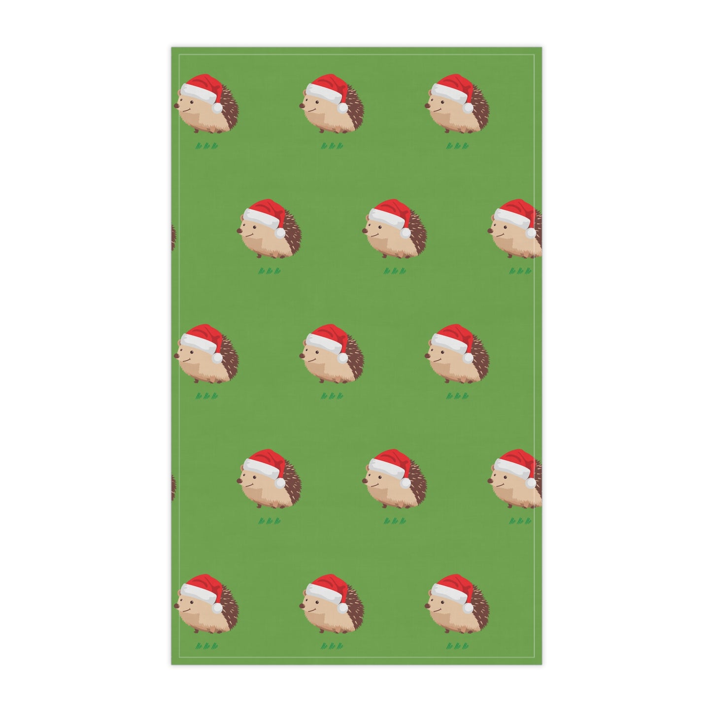 Christmas Hedgehog Tea Towels (cotton, poly)