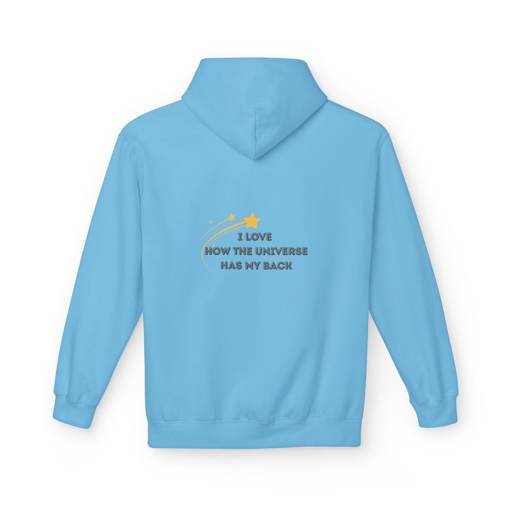 The Universe has my back Cosmic Vibe Hoodie - Unisex Midweight Softstyle Fleece, Perfect for Stargazers, Space Lovers, Unique Gift, Inspirational Apparel, [...]