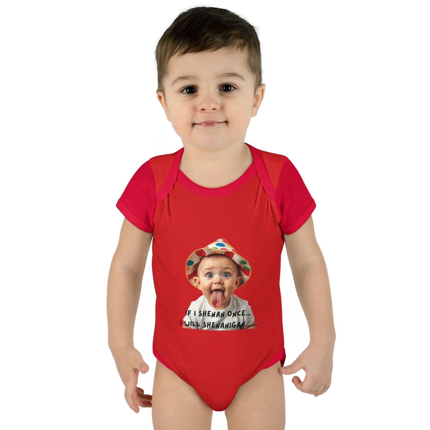 Humorous Infant Bodysuit - "If I Shenan Once, I Will Shenanigan!" Baby Outfit, Newborn Gift, Funny Baby Clothes, Cute Shower [...]