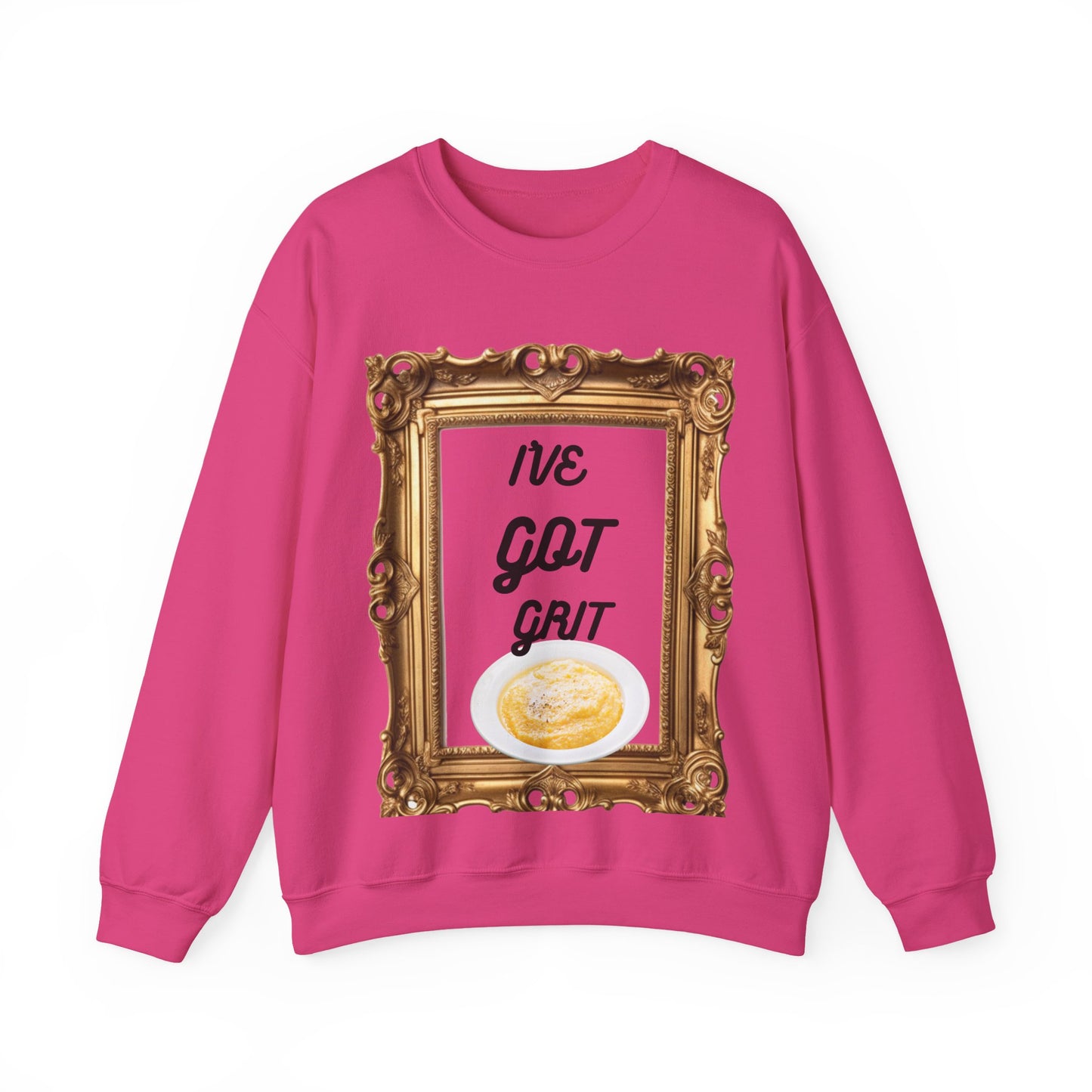 I've Got Grit Crewneck Sweatshirt - Cozy Unisex Sweatshirt for Everyday, Motivational Gift, Casual Wear, Art Lovers, Unique Message
