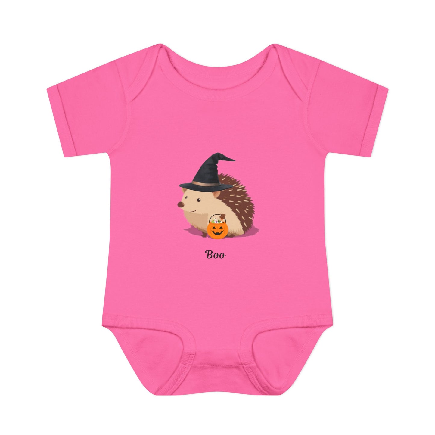 Cute Halloween Hedgehog Infant Bodysuit - Boo, Baby Onesie, Fall Fashion, Halloween Outfit, Baby Shower Gift, Costume