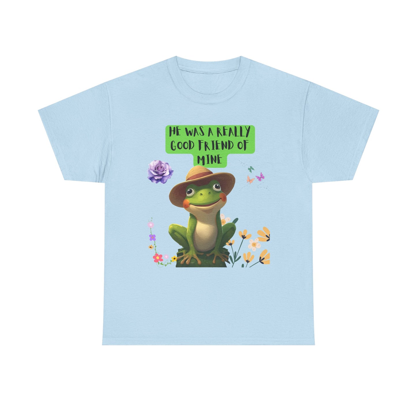 Jeremiah BullFrog Friendship Tee - He Was a Really Good Friend of Mine,  Unisex Casual Wear, Perfect Gift for Friends, Nature Lovers. Music Lovers