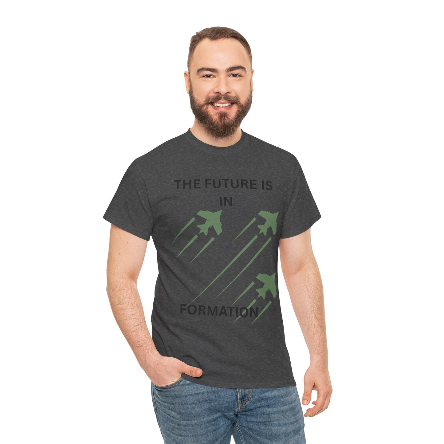The Future is in Formation Unisex Heavy Cotton Tee