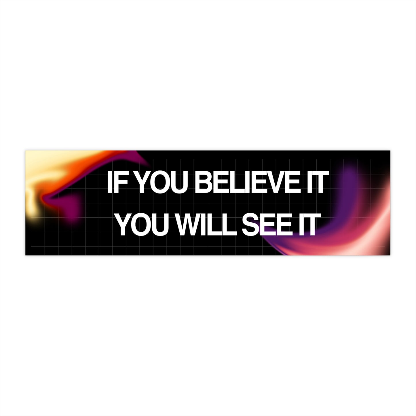IF YOU BELIEVE IT YOU WILL SEE IT Bumper Stickers | Motivational Car Decals, Positive Affirmation Stickers, Cool Automotive Accessories, Gift for [...]