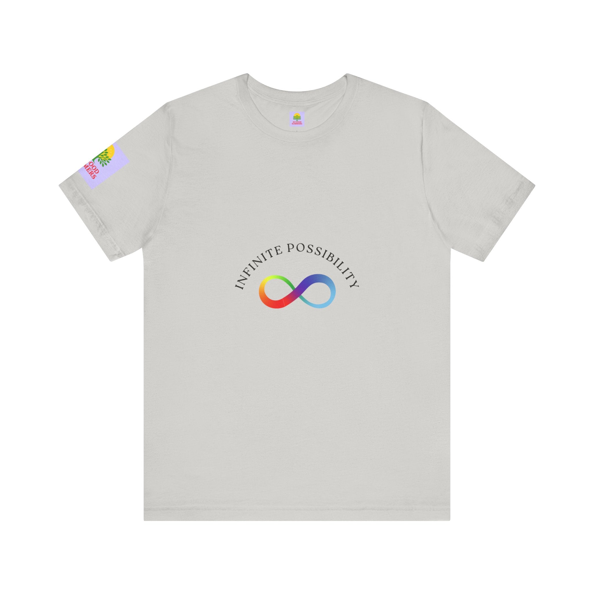 Colorful Infinite Possibility Tee, LGBTQ Pride Shirt, Inspirational Gift, Gender-Neutral Top, Positive Affirmation T-Shirt