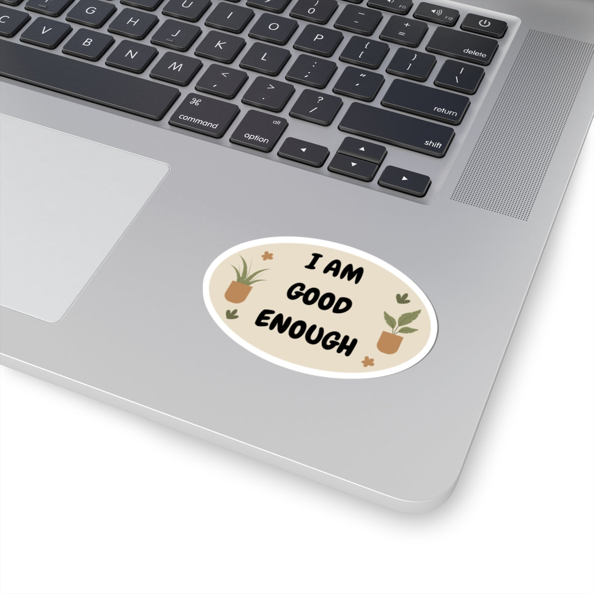 I AM GOOD ENOUGH Uplifting Kiss-Cut Stickers - I Am Good Enough, Motivational Decals for Laptops, Journals, Gifts, Self-Care Decor, Inspirational Stickers