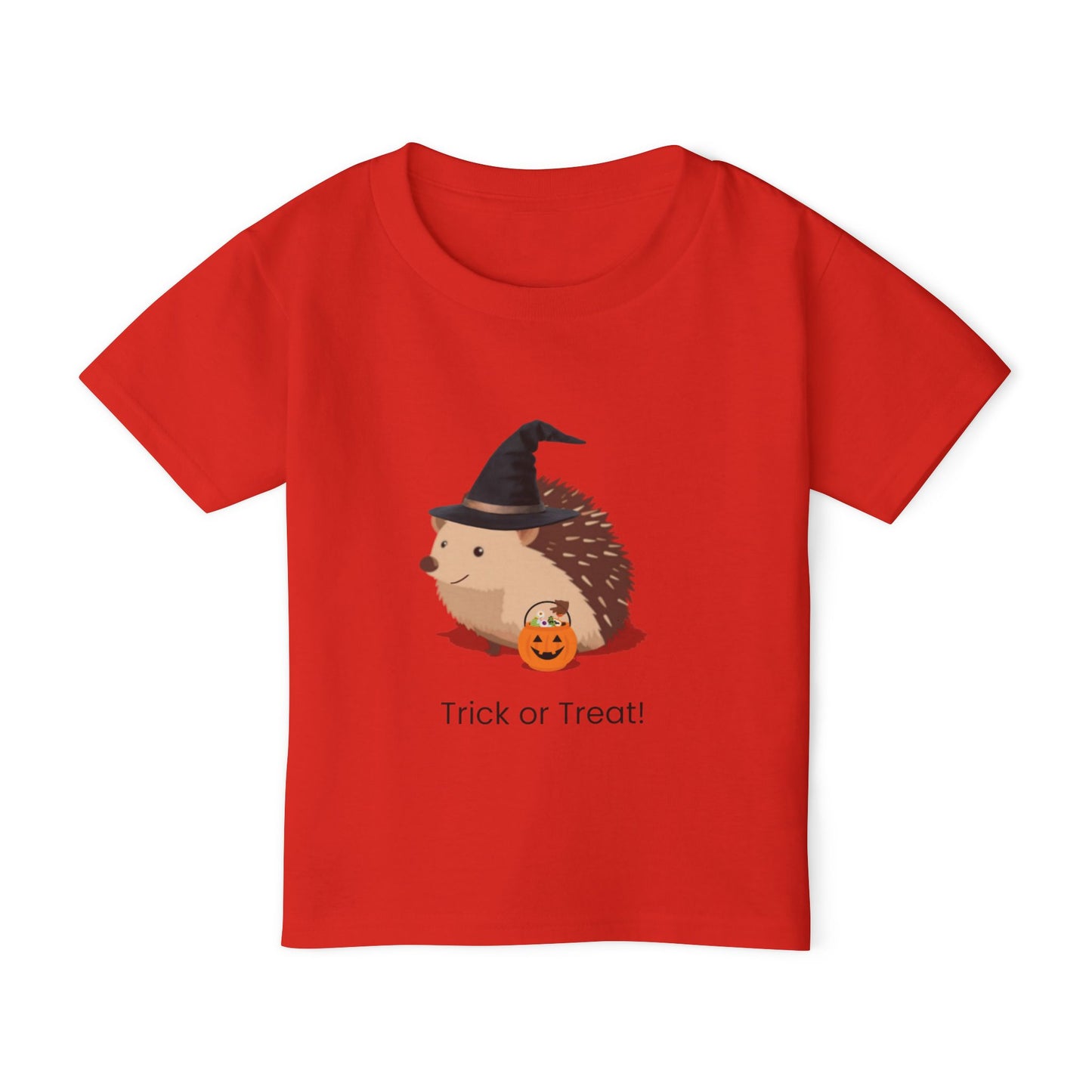 Adorable Halloween Hedgehog Toddler T-shirt, Cute Trick or Treat Shirt, Kids Halloween Outfit, Toddler Costume Top, Fun Fall Apparel