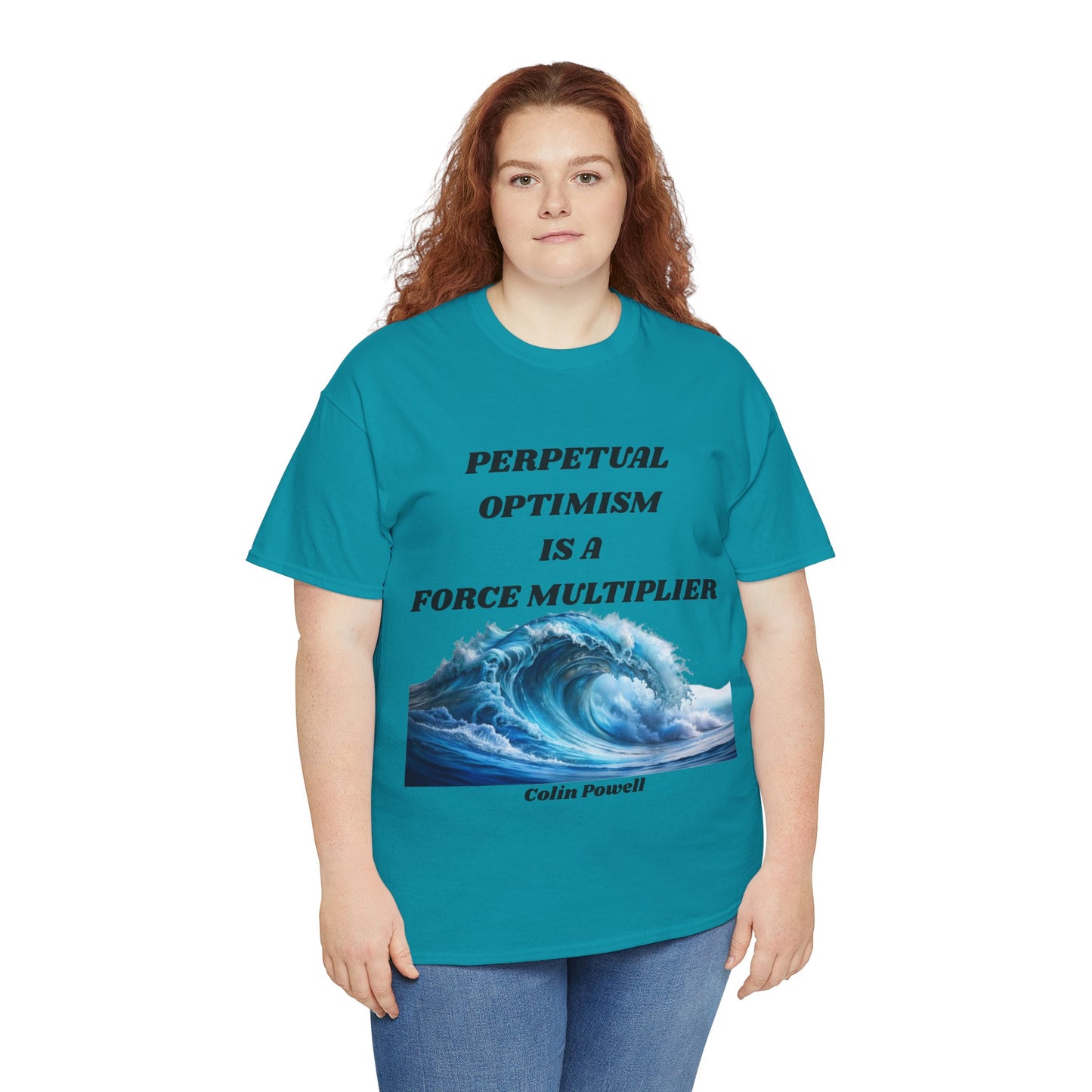 Perpetual Optimism Graphic Tee, Inspirational T-Shirt for Positive Mindset, Motivational Apparel, Gift for Friends, Life Affirmation Wear