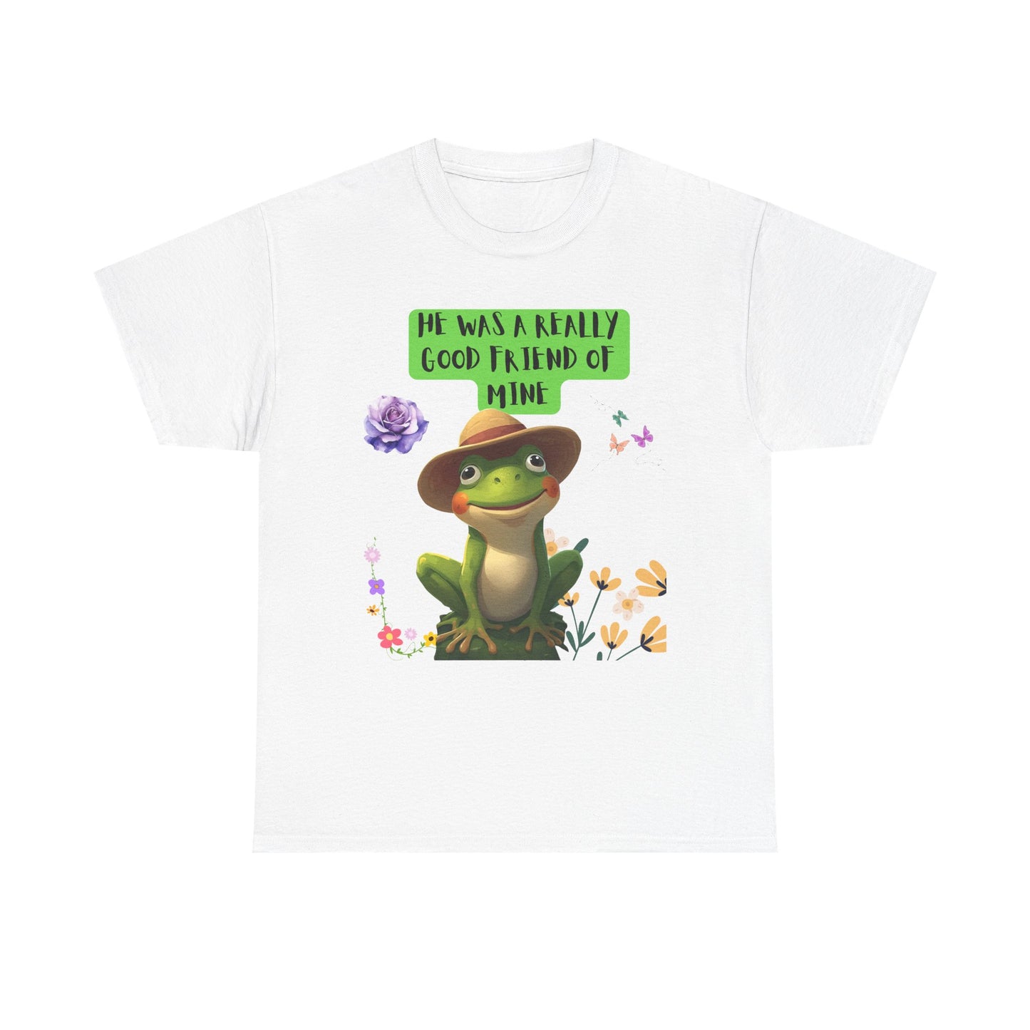 Jeremiah BullFrog Friendship Tee - He Was a Really Good Friend of Mine,  Unisex Casual Wear, Perfect Gift for Friends, Nature Lovers. Music Lovers