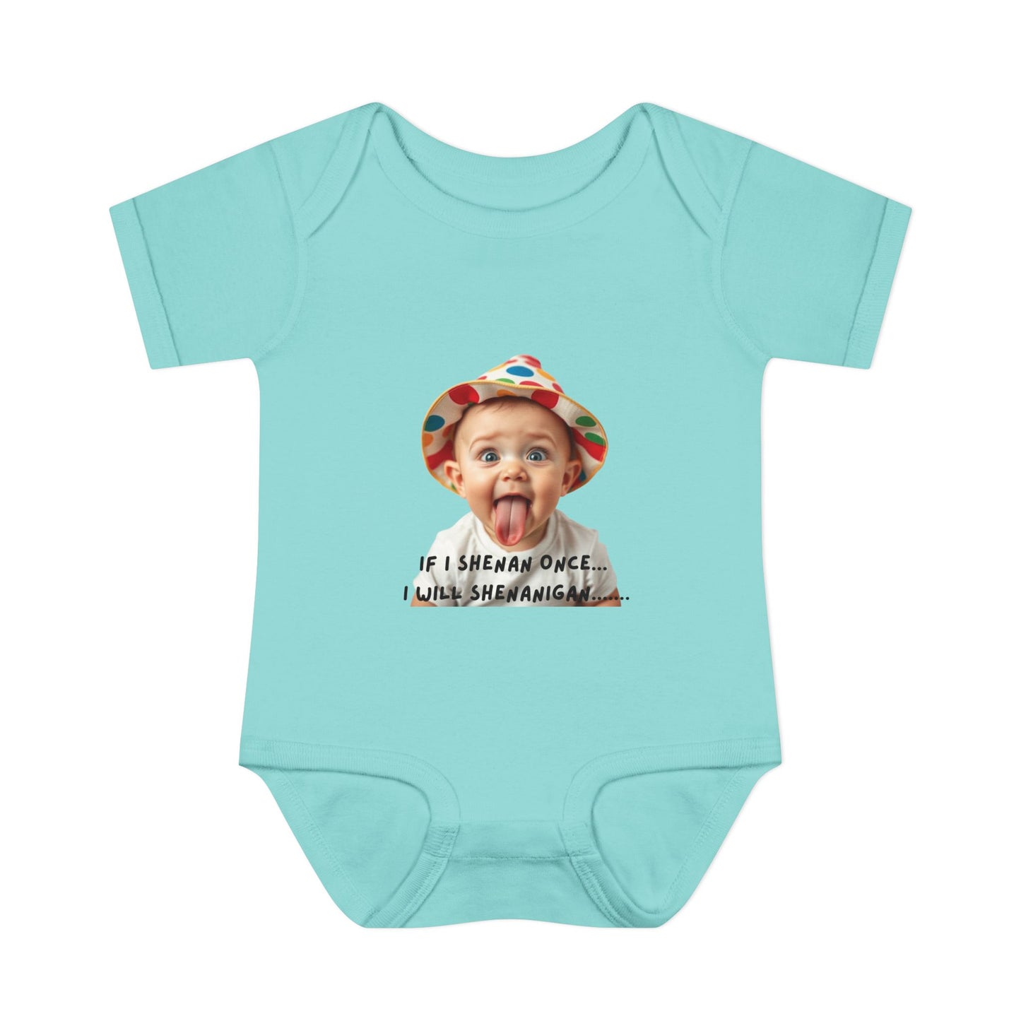Humorous Infant Bodysuit - "If I Shenan Once, I Will Shenanigan!" Baby Outfit, Newborn Gift, Funny Baby Clothes, Cute Shower [...]