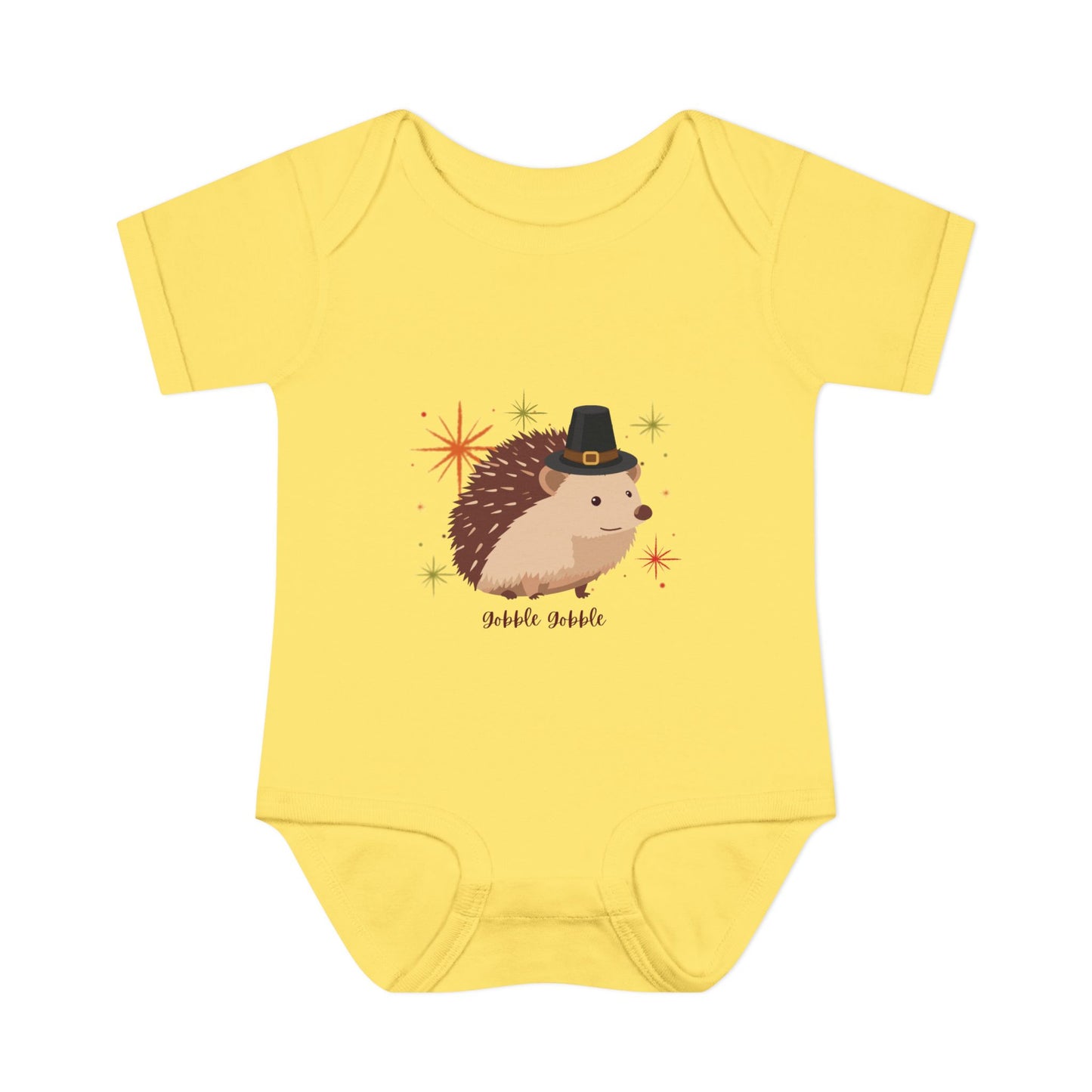 Cute Hedgehog Baby Bodysuit, Thanksgiving Infant Outfit, Baby Shower Gift, Holiday Apparel, Cute Animal Clothing, Newborn Essentials