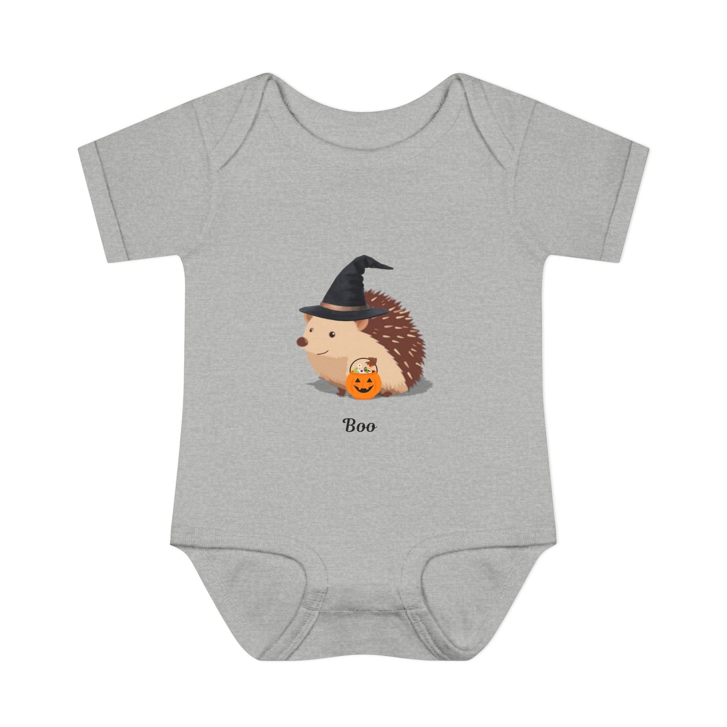 Cute Halloween Hedgehog Infant Bodysuit - Boo, Baby Onesie, Fall Fashion, Halloween Outfit, Baby Shower Gift, Costume