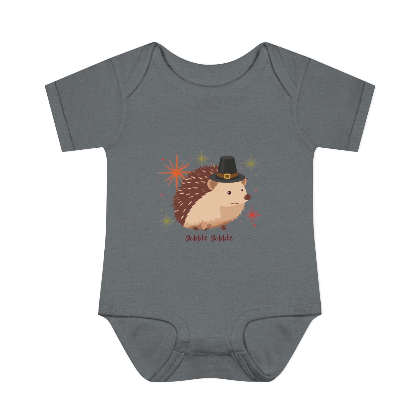 Cute Hedgehog Baby Bodysuit, Thanksgiving Infant Outfit, Baby Shower Gift, Holiday Apparel, Cute Animal Clothing, Newborn Essentials
