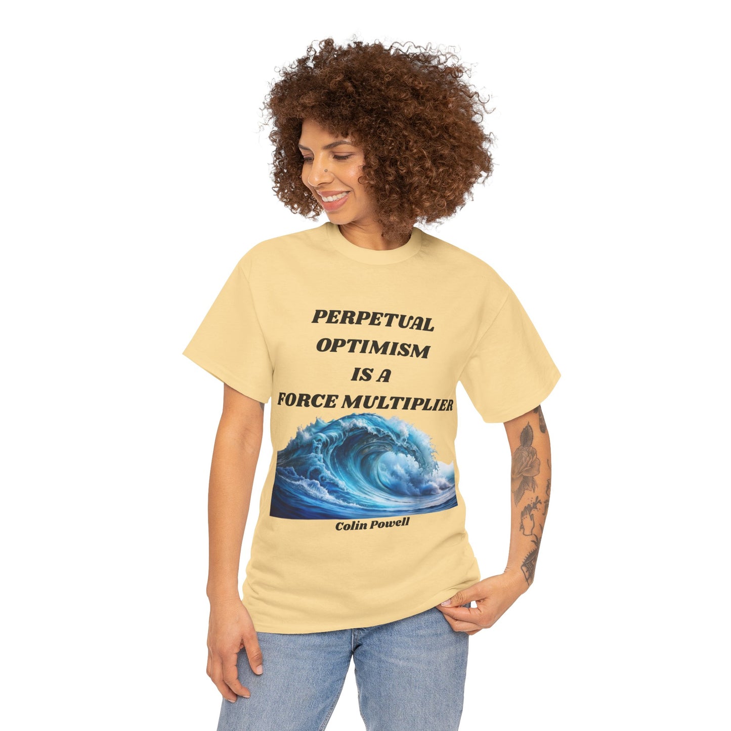 Perpetual Optimism Graphic Tee, Inspirational T-Shirt for Positive Mindset, Motivational Apparel, Gift for Friends, Life Affirmation Wear