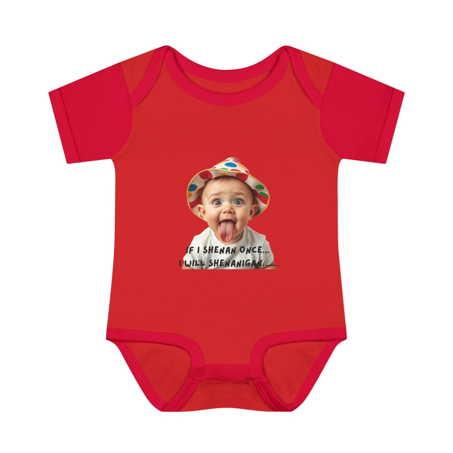 Humorous Infant Bodysuit - "If I Shenan Once, I Will Shenanigan!" Baby Outfit, Newborn Gift, Funny Baby Clothes, Cute Shower [...]