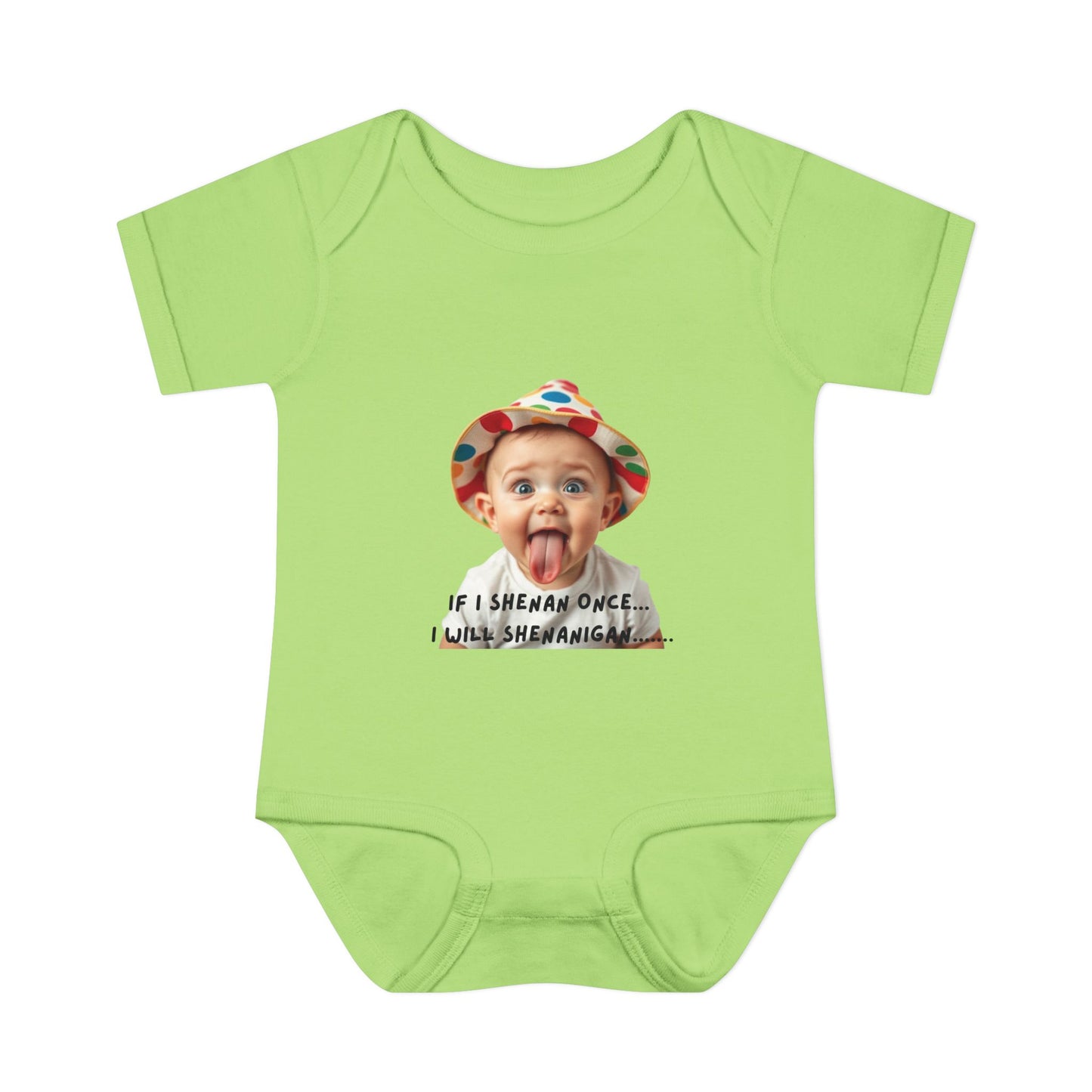 Humorous Infant Bodysuit - "If I Shenan Once, I Will Shenanigan!" Baby Outfit, Newborn Gift, Funny Baby Clothes, Cute Shower [...]