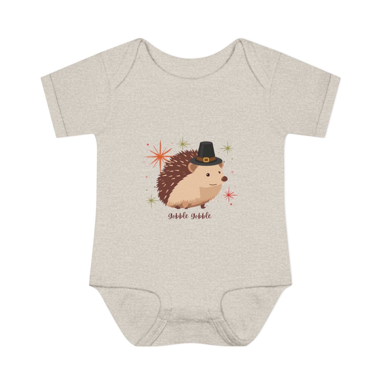 Cute Hedgehog Baby Bodysuit, Thanksgiving Infant Outfit, Baby Shower Gift, Holiday Apparel, Cute Animal Clothing, Newborn Essentials
