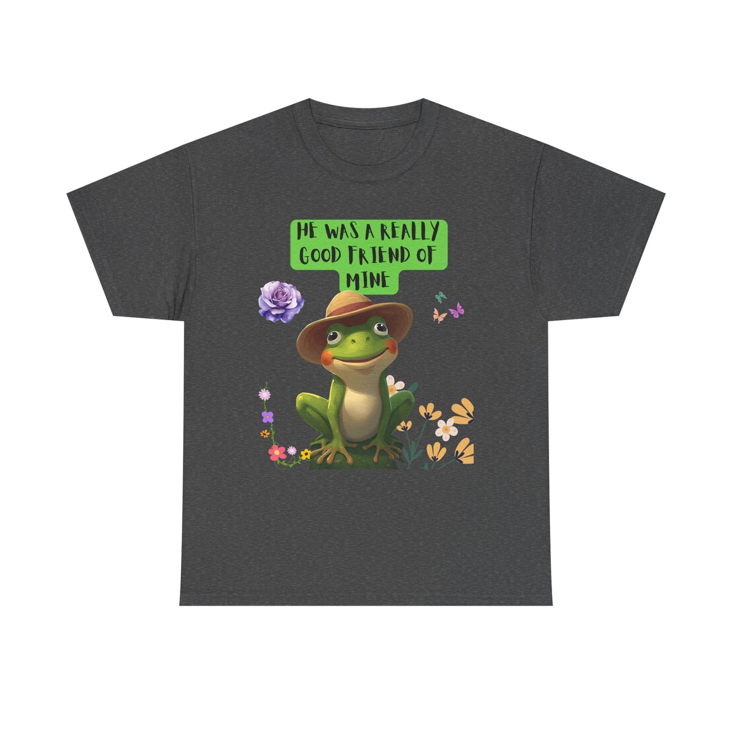 Jeremiah BullFrog Friendship Tee - He Was a Really Good Friend of Mine,  Unisex Casual Wear, Perfect Gift for Friends, Nature Lovers. Music Lovers