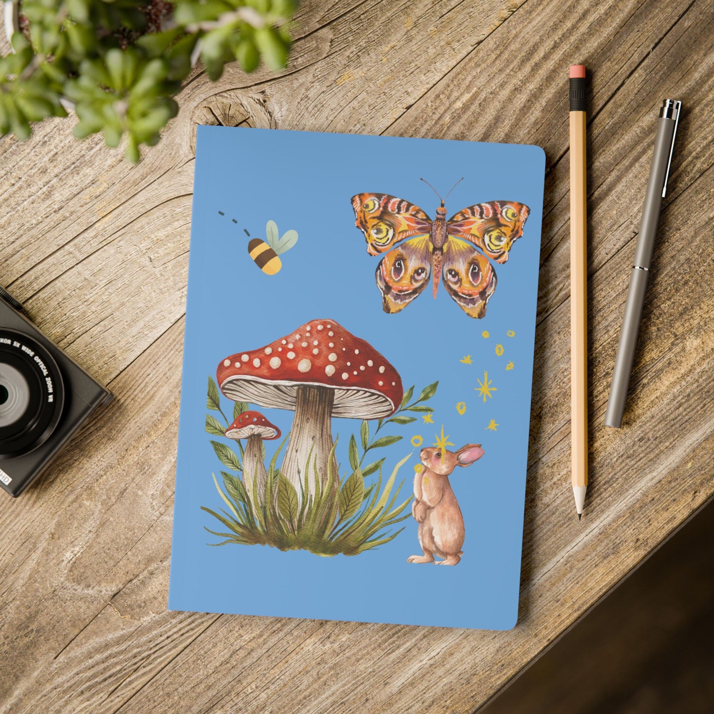 Enchanting Nature Softcover Journal | Artistic Notebook for Writing, Sketching, Gifts, Eco-friendly, Gift for Her