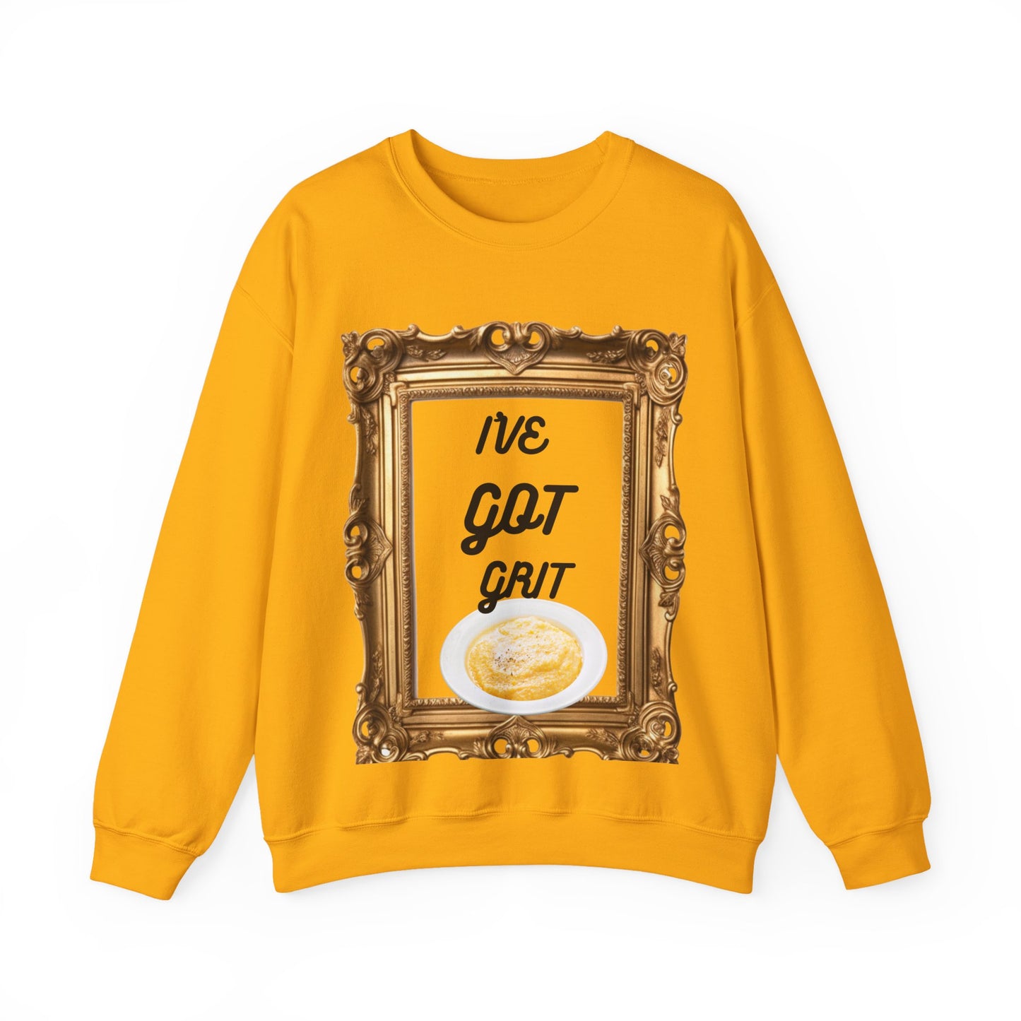 I've Got Grit Crewneck Sweatshirt - Cozy Unisex Sweatshirt for Everyday, Motivational Gift, Casual Wear, Art Lovers, Unique Message