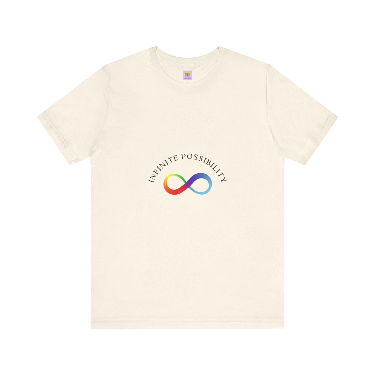 Colorful Infinite Possibility Tee, LGBTQ Pride Shirt, Inspirational Gift, Gender-Neutral Top, Positive Affirmation T-Shirt