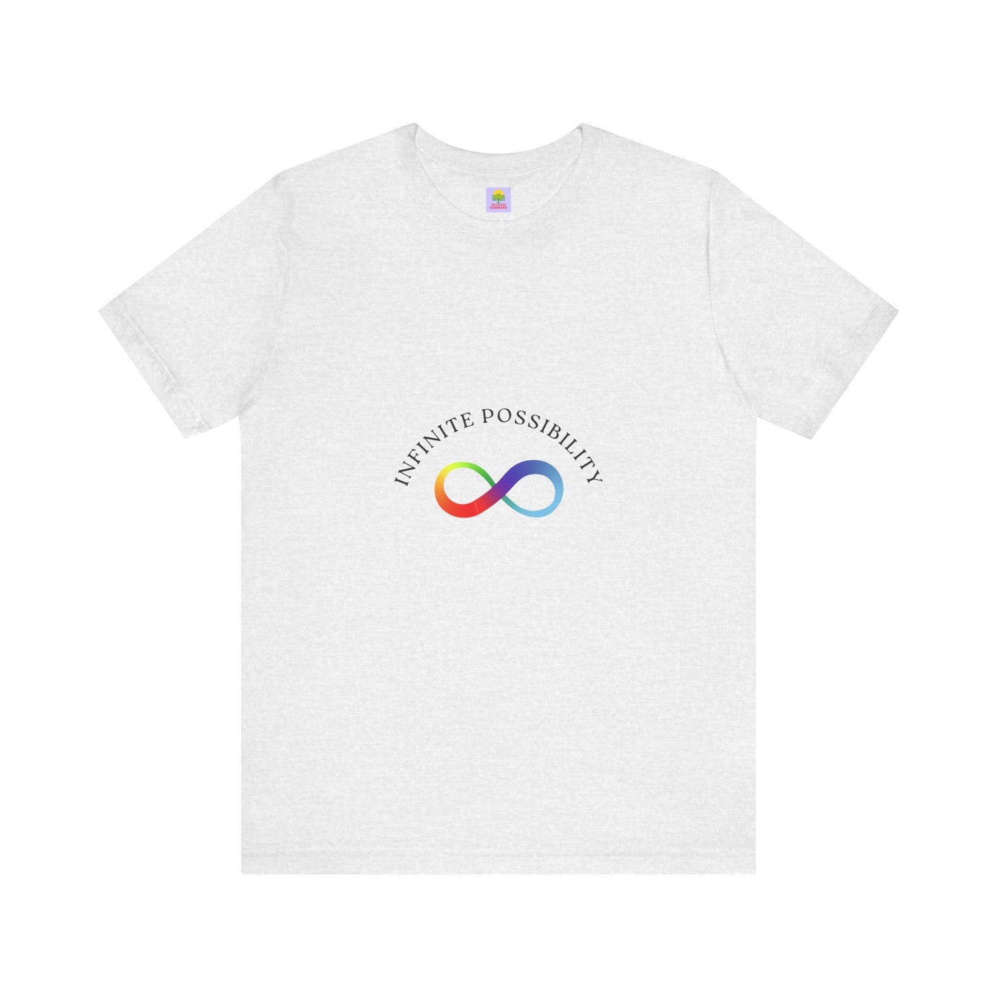 Colorful Infinite Possibility Tee, LGBTQ Pride Shirt, Inspirational Gift, Gender-Neutral Top, Positive Affirmation T-Shirt