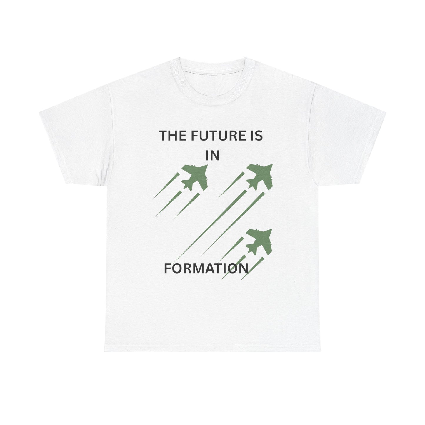 The Future is in Formation Unisex Heavy Cotton Tee