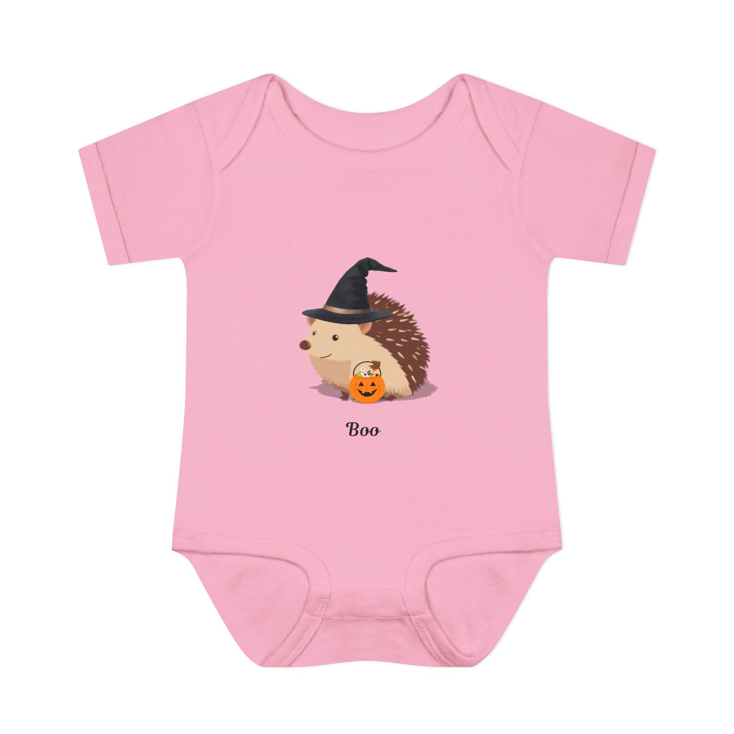 Cute Halloween Hedgehog Infant Bodysuit - Boo, Baby Onesie, Fall Fashion, Halloween Outfit, Baby Shower Gift, Costume