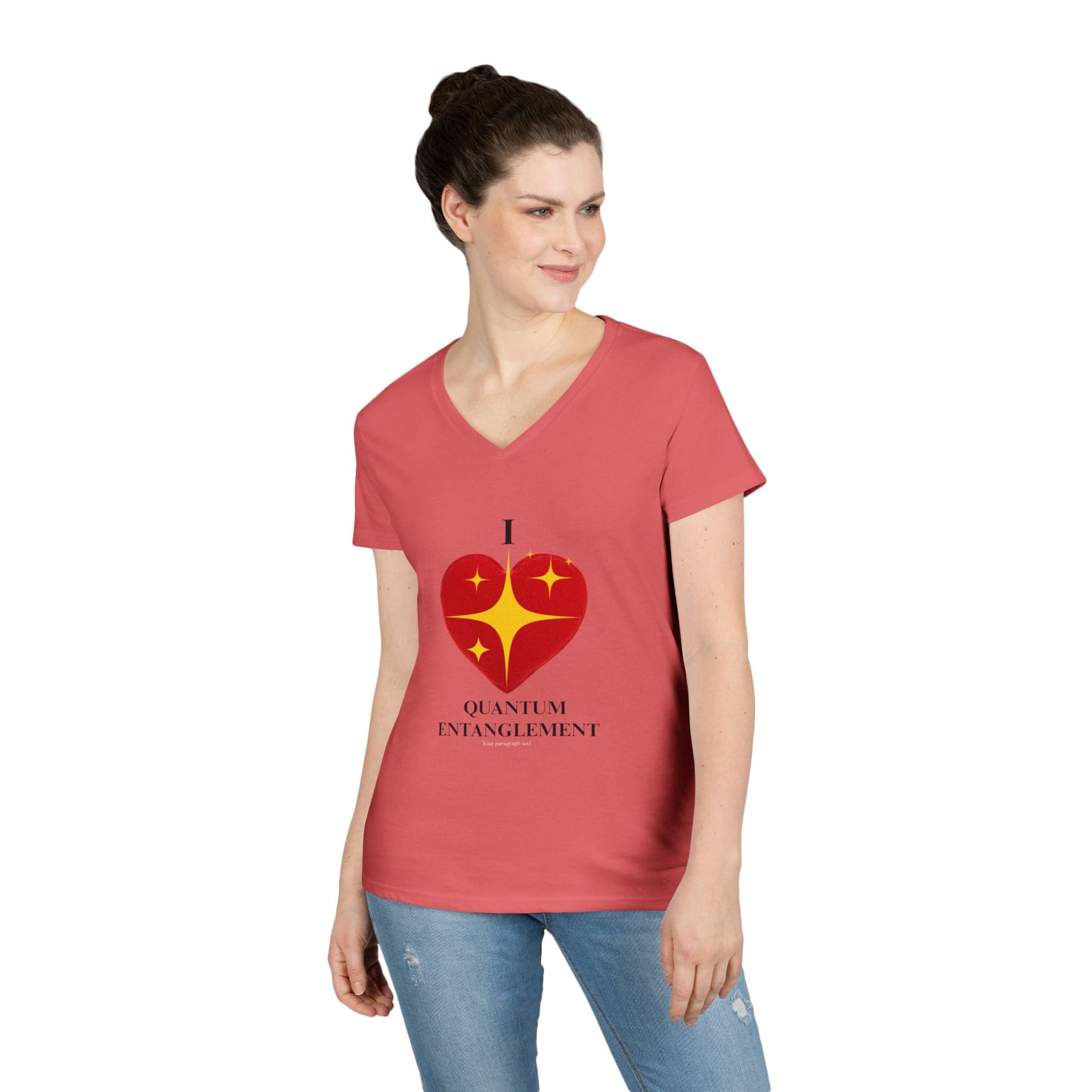 I Heart Quantum Entanglement Ladies' V-Neck T-Shirt, Science Gift, Geek Chic Tee, Physics Enthusiast Shirt, STEM Apparel, Science [...]