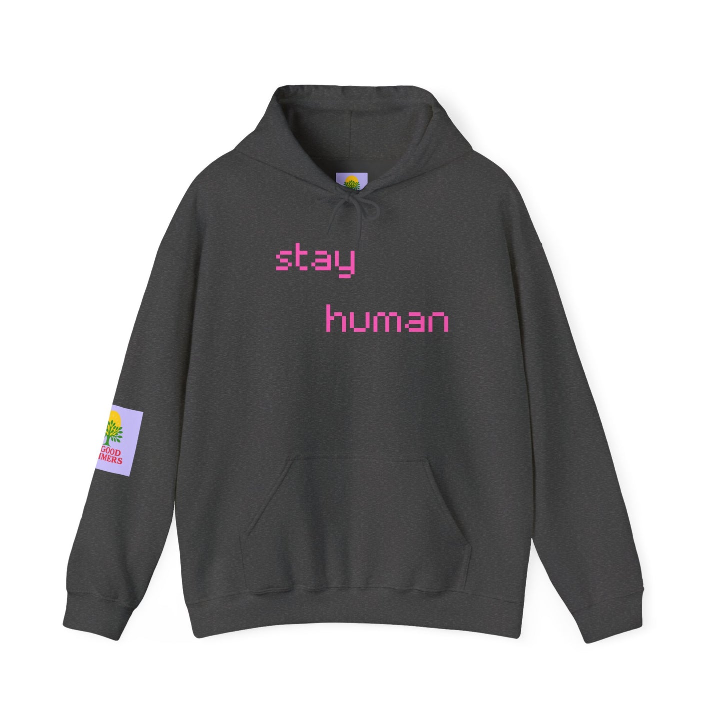 stay human stay kind Unisex Hoodie - Kindness & Positivity Sweatshirt, Gift for Friends, Motivational Apparel, Cozy Fashion, Everyday Wear