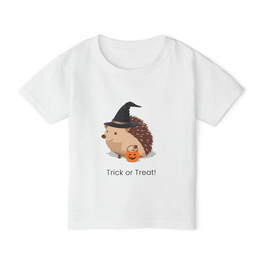 Adorable Halloween Hedgehog Toddler T-shirt, Cute Trick or Treat Shirt, Kids Halloween Outfit, Toddler Costume Top, Fun Fall Apparel