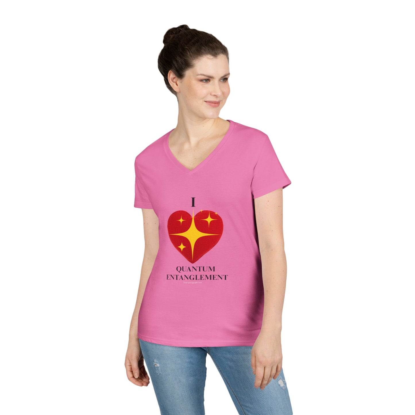 I Heart Quantum Entanglement Ladies' V-Neck T-Shirt, Science Gift, Geek Chic Tee, Physics Enthusiast Shirt, STEM Apparel, Science [...]