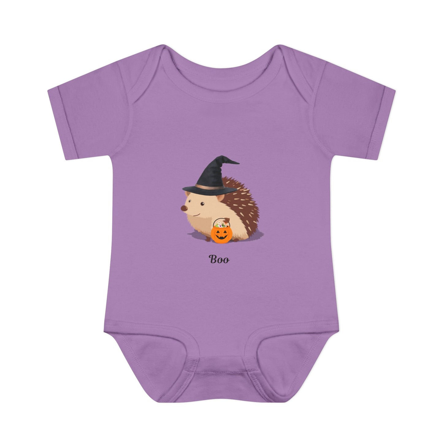 Cute Halloween Hedgehog Infant Bodysuit - Boo, Baby Onesie, Fall Fashion, Halloween Outfit, Baby Shower Gift, Costume