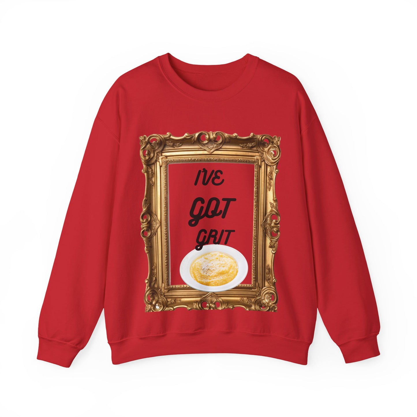 I've Got Grit Crewneck Sweatshirt - Cozy Unisex Sweatshirt for Everyday, Motivational Gift, Casual Wear, Art Lovers, Unique Message