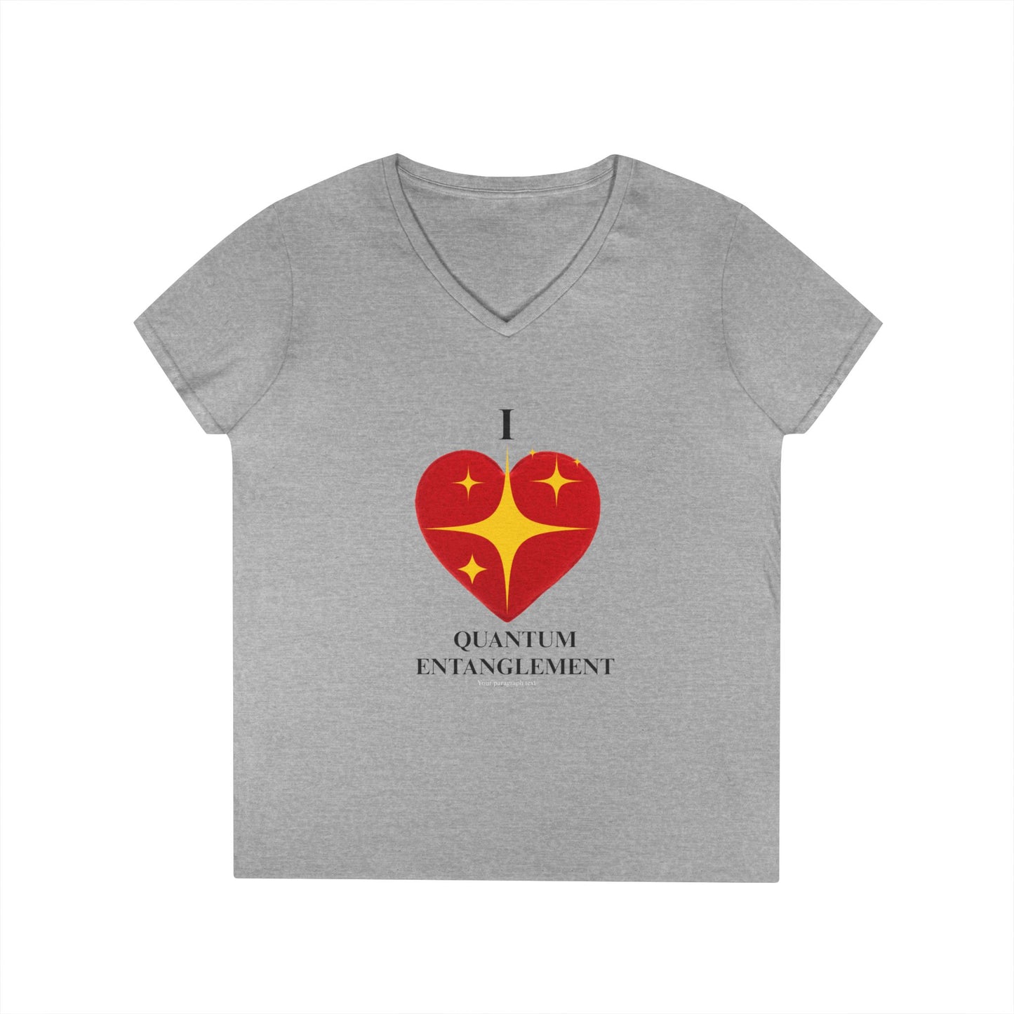 I Heart Quantum Entanglement Ladies' V-Neck T-Shirt, Science Gift, Geek Chic Tee, Physics Enthusiast Shirt, STEM Apparel, Science [...]