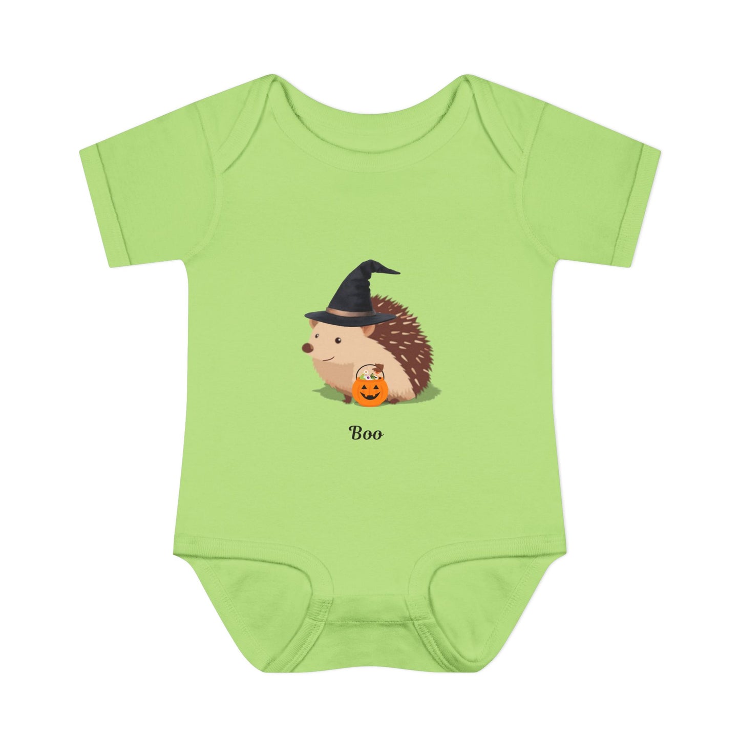 Cute Halloween Hedgehog Infant Bodysuit - Boo, Baby Onesie, Fall Fashion, Halloween Outfit, Baby Shower Gift, Costume