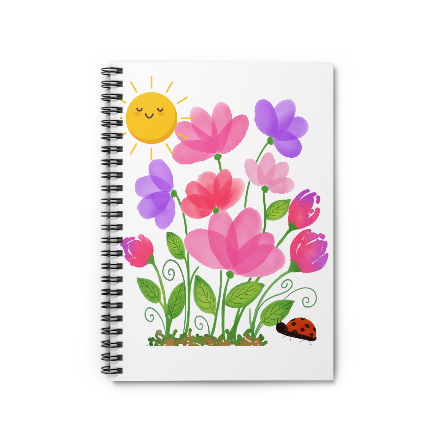Floral Spiral Notebook - Brighten Your Days with Joyful Blooms, Perfect for Stationery Lovers, Journaling, and Gift Giving, Spring [...]