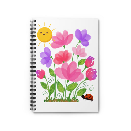 Floral Spiral Notebook - Brighten Your Days with Joyful Blooms, Perfect for Stationery Lovers, Journaling, and Gift Giving, Spring [...]